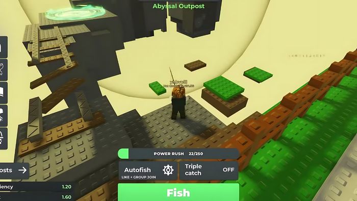 Hướng dẫn nhập mã code Void Fishing trên Roblox
