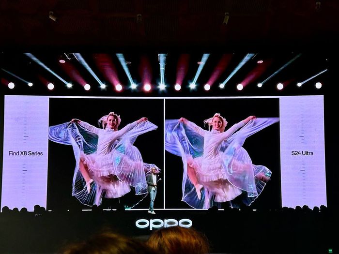 Trong sự kiện ra mắt, OPPO đã so sánh chất lượng ảnh giữa Find X8 Series và Galaxy S24 Ultra, mang đến cái nhìn khách quan về khả năng chụp hình của hai dòng sản phẩm.