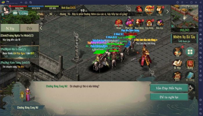 Khám phá những mẹo và thủ thuật thú vị cho game thủ khi trải nghiệm Võ Lâm Truyền Kỳ 1 Mobile trên PC với BlueStacks.