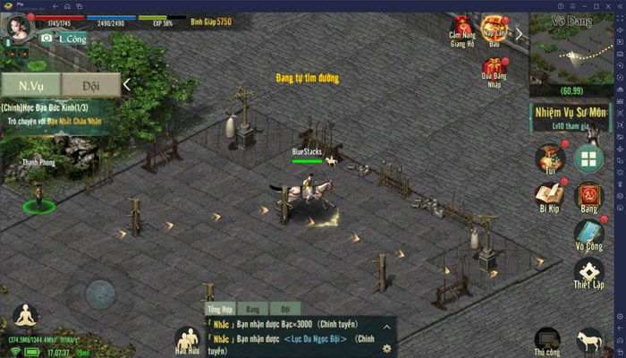 Hướng dẫn cho người mới chơi Võ Lâm Truyền Kỳ 1 Mobile trên PC với BlueStacks