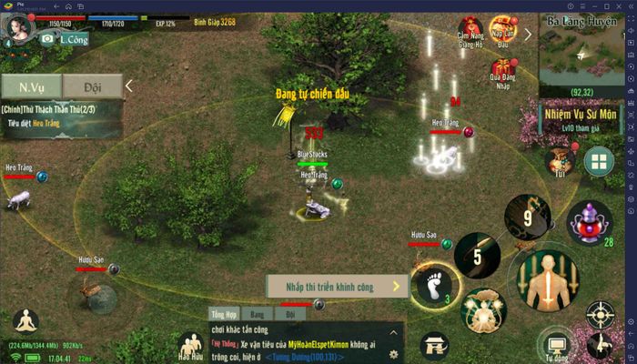 Hướng dẫn cho tân thủ khi chơi Võ Lâm Truyền Kỳ 1 Mobile trên PC với BlueStacks