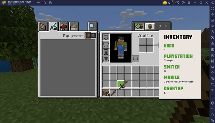 Hướng dẫn cho người mới chơi Minecraft trên PC qua BlueStacks