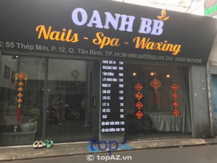 Oanh BB Spa foot care service in Tân Bình District