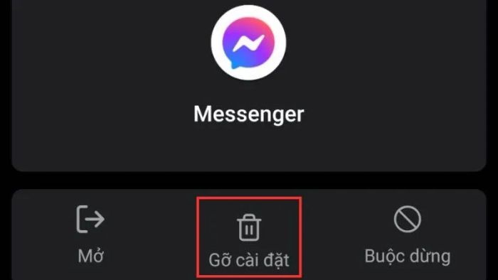 Hướng dẫn xóa tài khoản Messenger trên máy tính - Bước 1