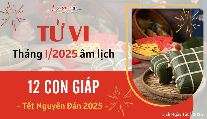 Tử vi tháng 1/2025 của 12 con giáp âm lịch sẽ giúp bạn dự đoán những điều sắp tới trong năm mới.