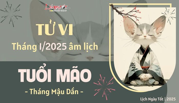 Tử vi tháng 1/2025 tuổi Mão âm lịch