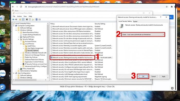 Khắc phục lỗi 0x80070035 - Cấu hình kết nối trong Local Group Policy Editor, bước 4
