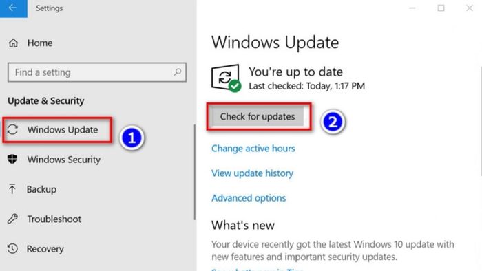 Cách sửa lỗi 0x80004005 - Chạy lại Windows Update