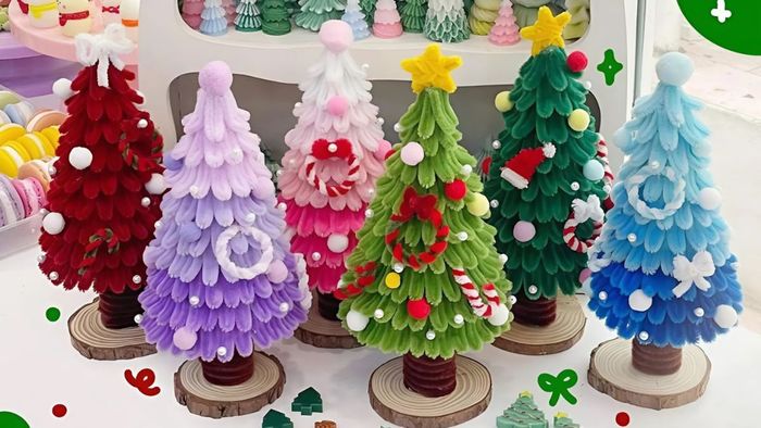 Hướng dẫn làm cây thông Noel bằng dây kẽm