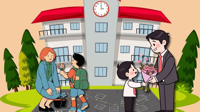 Bài thơ 4 câu ngắn về thầy cô mang tên 'Ngọn đèn chỉ lối', thể hiện tấm lòng tri ân sâu sắc.