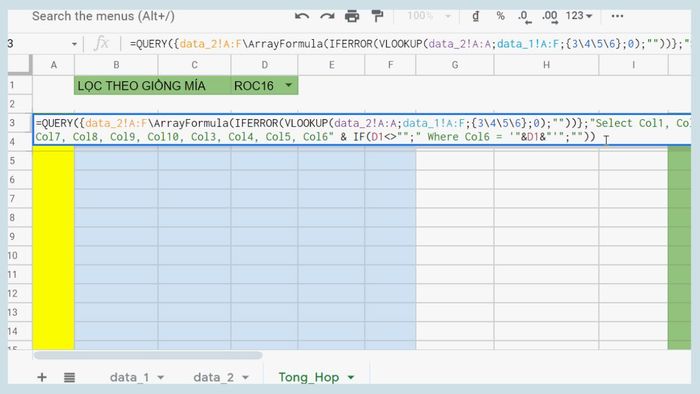 Các hàm phổ biến khi làm việc với Google Apps Script