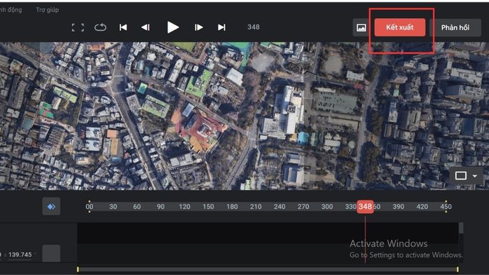 Hướng dẫn sử dụng Google Earth Studio - bước 5