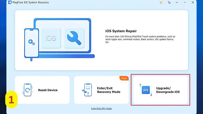 Hướng dẫn hạ cấp iOS 18 xuống 17 bằng phần mềm - Bước 1