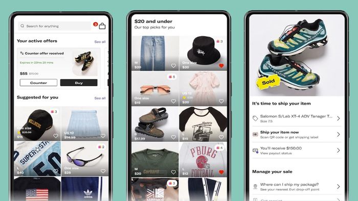 Depop - ứng dụng phối đồ thời trang đầy sáng tạo