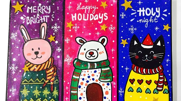 Các ý tưởng tranh Noel ấn tượng nhất