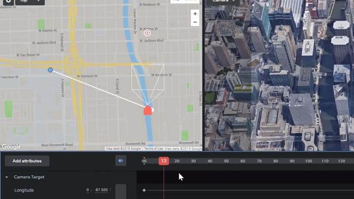 Hướng dẫn sử dụng Google Earth Studio - bước 4