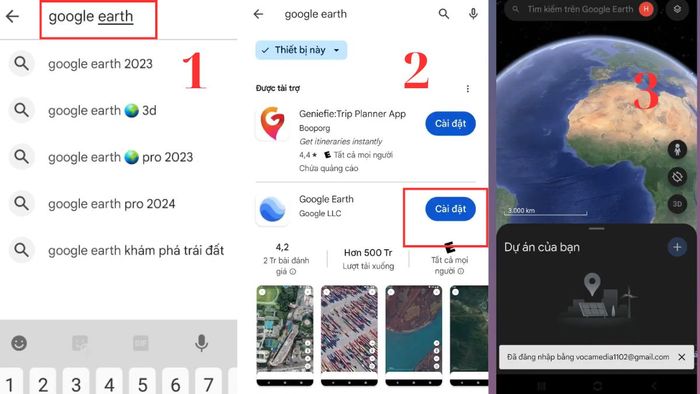 Hướng dẫn tải và cài đặt Google Earth Studio trên điện thoại di động