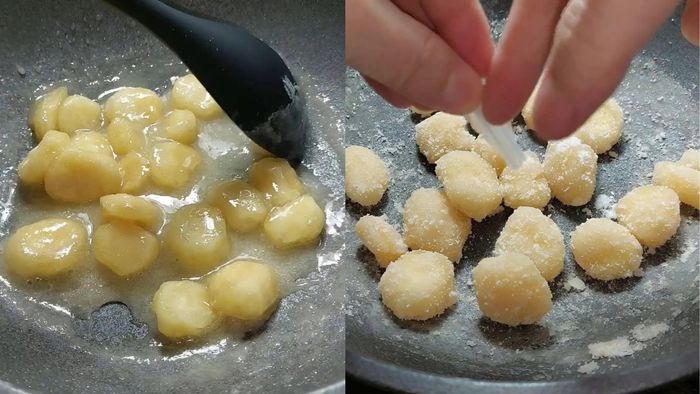 How to make crispy lotus root jam – Step 4
