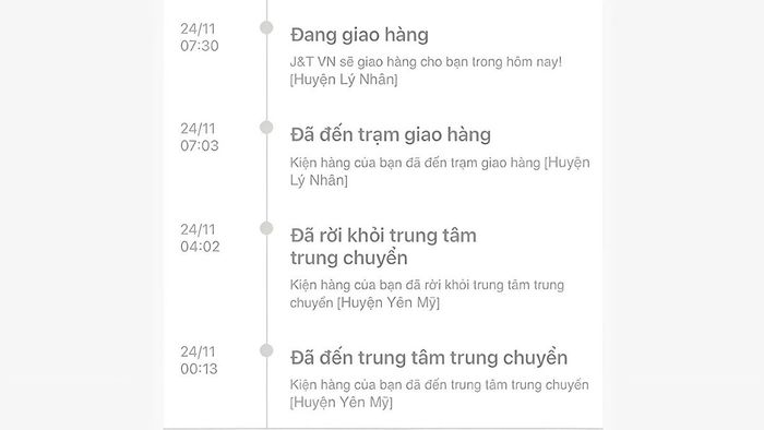Cách kiểm tra trạng thái đơn hàng Lazada - Bước 3