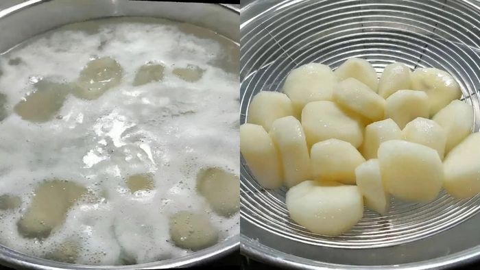 How to make crispy lotus root jam – Step 2