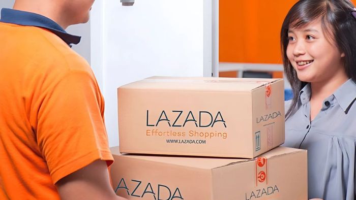 Cách nhận hàng tại trạm giao hàng Lazada