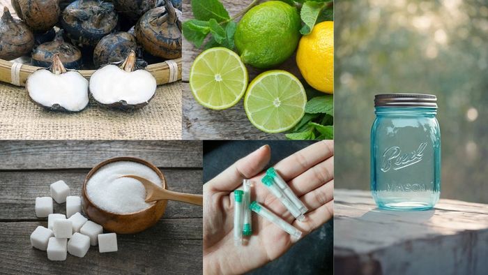 Cách chuẩn bị nguyên liệu làm mứt củ năng
