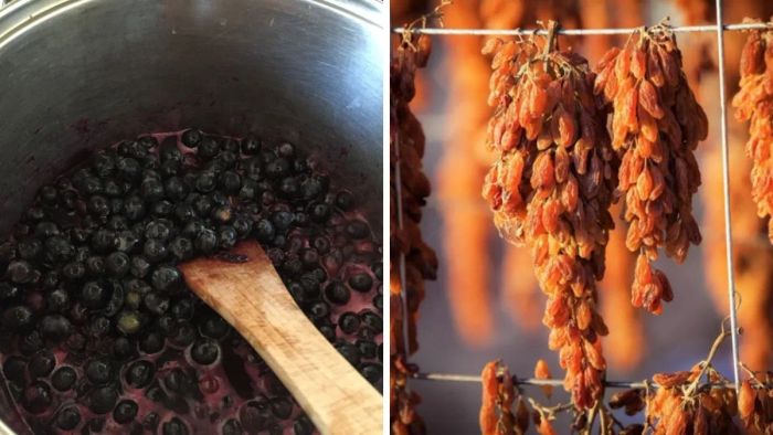 Cách làm mứt nho dẻo - Bước 4 (Hình minh họa)