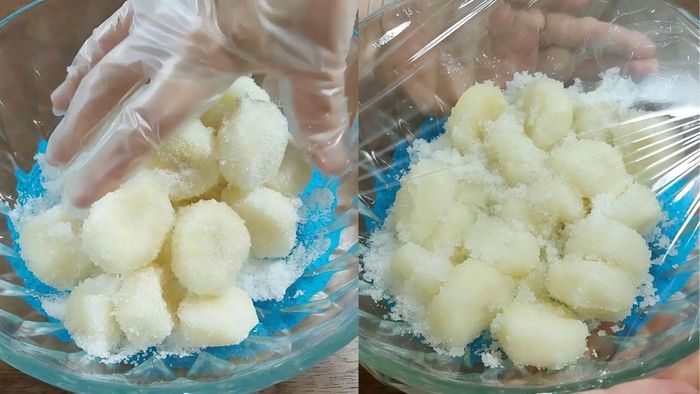 How to make crispy lotus root jam – Step 3