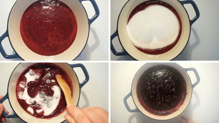 Hướng dẫn làm mứt nho ăn bánh mì - bước 4 (Hình minh họa)