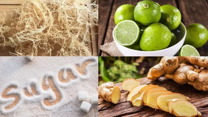 Cách chế biến mứt rong sụn và các nguyên liệu cần thiết