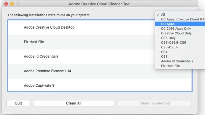 Tải Adobe Cleaner Tool
