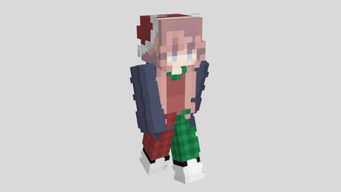 Skin Minecraft dễ thương độ phân giải 4K, nhìn cực kỳ sắc nét