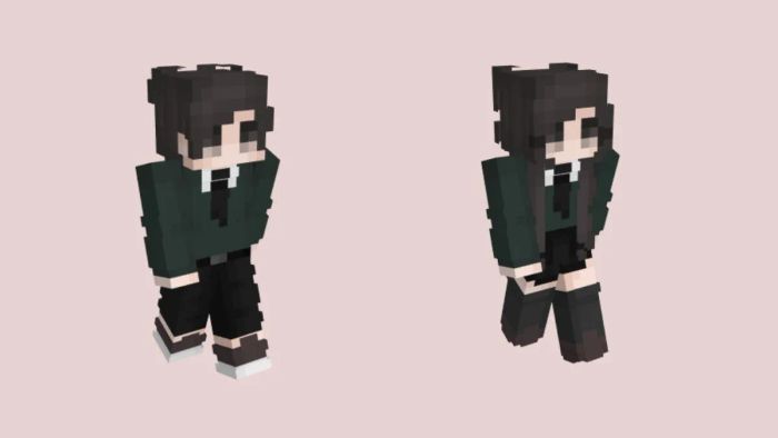 Skin Minecraft cặp đôi cute đầy lôi cuốn
