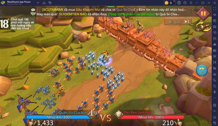 Hướng dẫn cho người mới chơi Lords Mobile - Gamota trên PC bằng BlueStacks