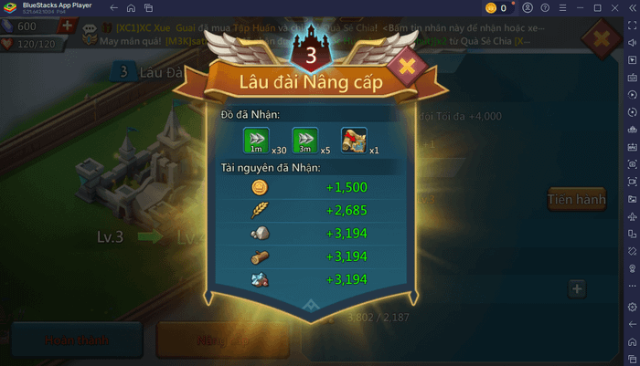 Hướng dẫn cho người mới chơi Lords Mobile - Gamota trên PC bằng BlueStacks