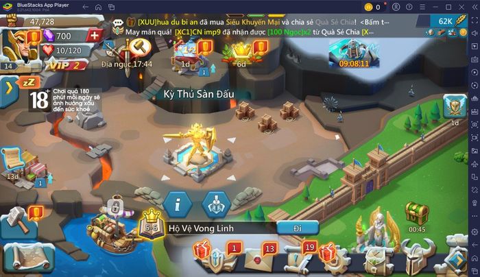Hướng dẫn cho người mới chơi Lords Mobile - Gamota trên PC với BlueStacks