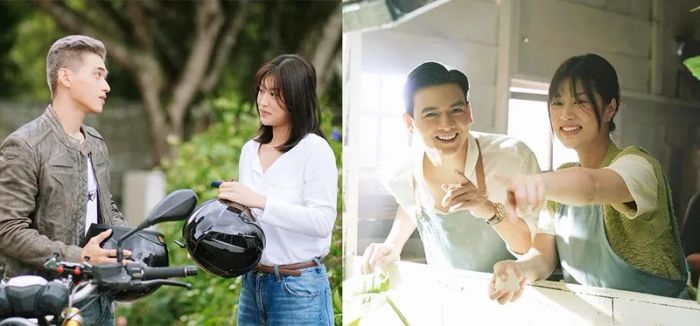 Thúy Vân đối diện với hai chàng trai: Nhật Quang và Tú Henry