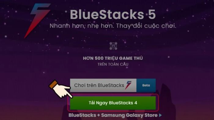 Hướng dẫn tải giả lập BlueStacks