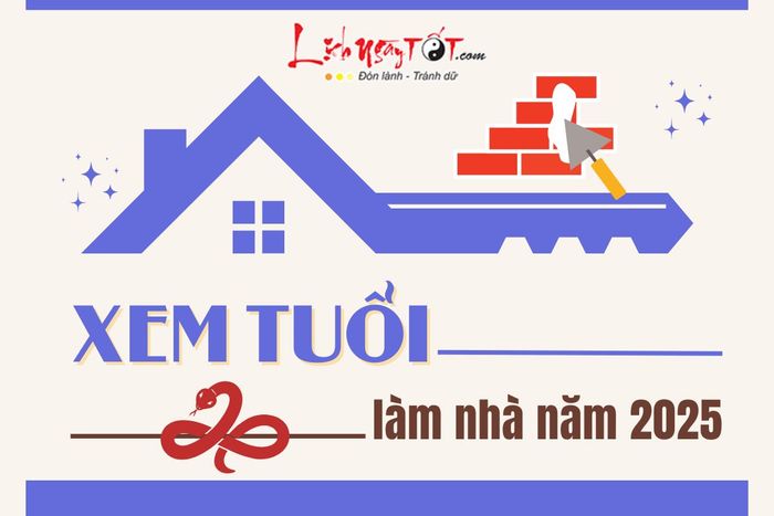 Xem tuổi làm nhà năm 2025
