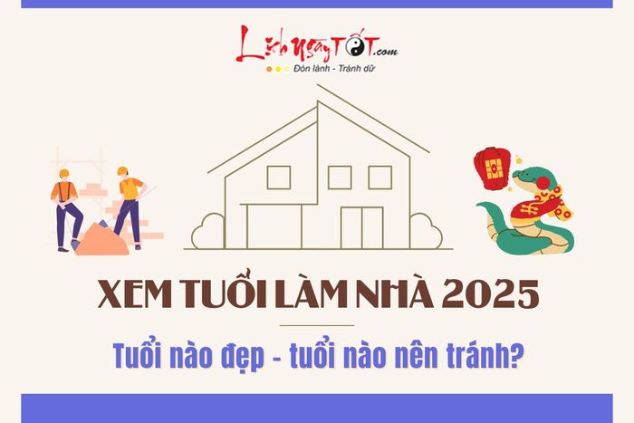 Xem tuổi xây nhà năm 2025, tuổi nào đẹp và hợp để làm nhà