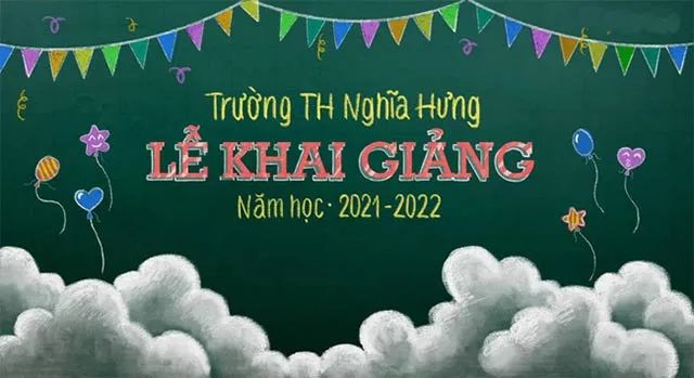 Mẫu Trang Trí Bảng Khai Giảng: Sự Hài Hòa Giữa Màu Sắc Và Tinh Thần Mới Mẻ Của Năm Học