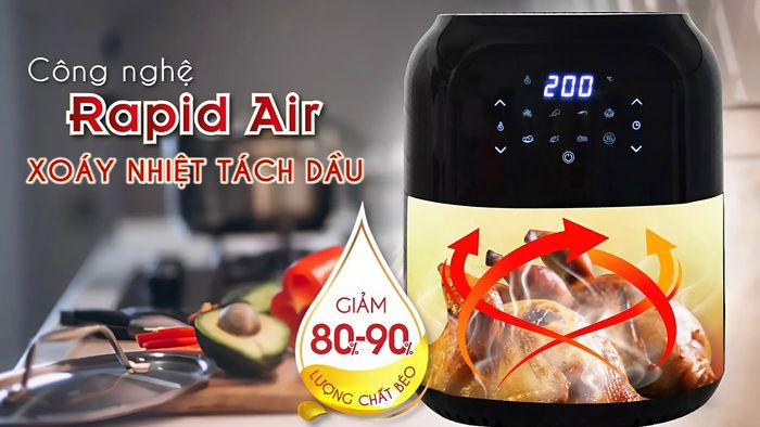 Nồi chiên không dầu Bluestone có tốt không? - tính năng an toàn cho người sử dụng