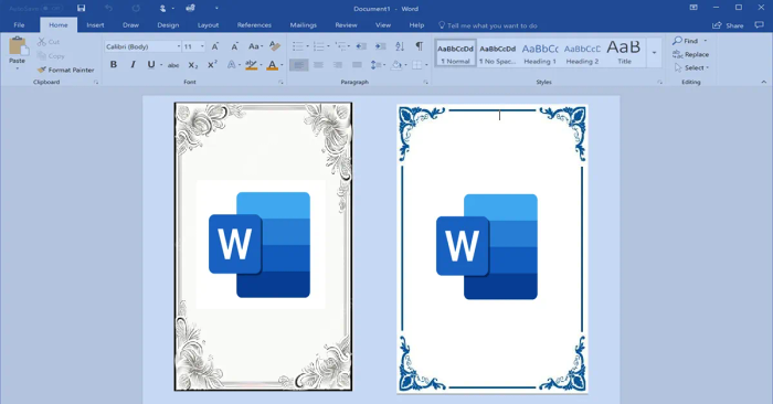 Tổng hợp 100 mẫu khung viền bìa Word đẹp miễn phí