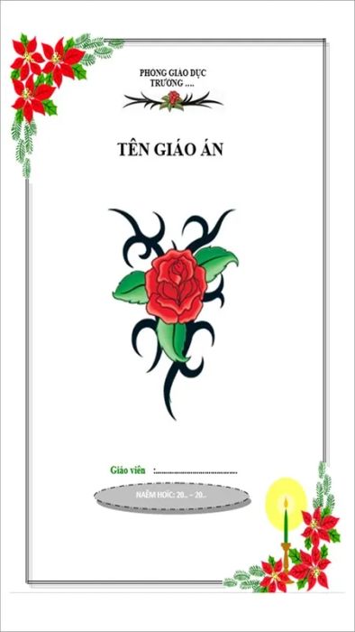 Mẫu bìa tài liệu công việc