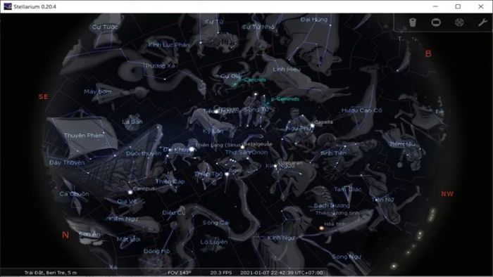 Tải Stellarium và khám phá những tính năng nổi bật mà phần mềm này mang lại