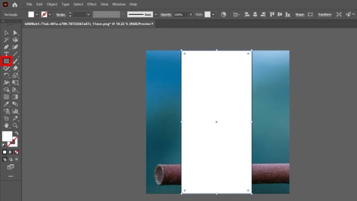 Hướng dẫn cắt hình trong AI với ArtBoard bước 2