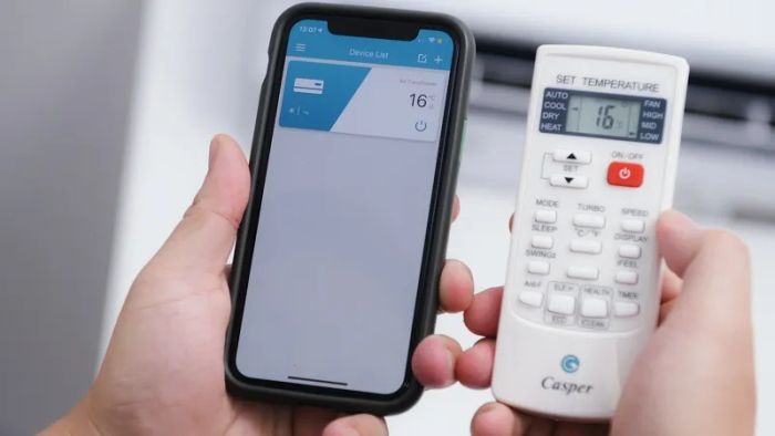 Hướng dẫn chuyển từ độ F sang độ C cho điều hòa Casper chi tiết nhất