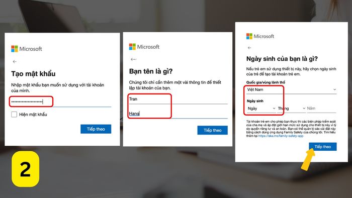 Hướng dẫn đăng ký tài khoản Microsoft Forms 365 bước 2