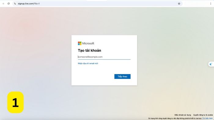 Hướng dẫn đăng ký tài khoản Microsoft Forms 365 bước đầu
