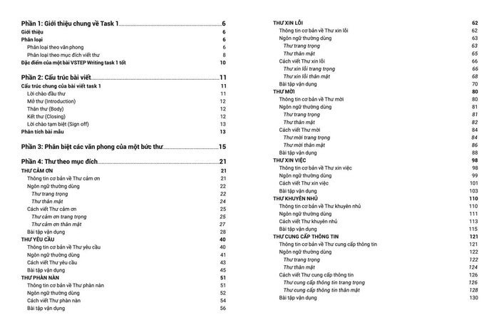 Cấu trúc của cuốn sách Understanding VSTEP Writing Task 1 được thiết kế như thế nào